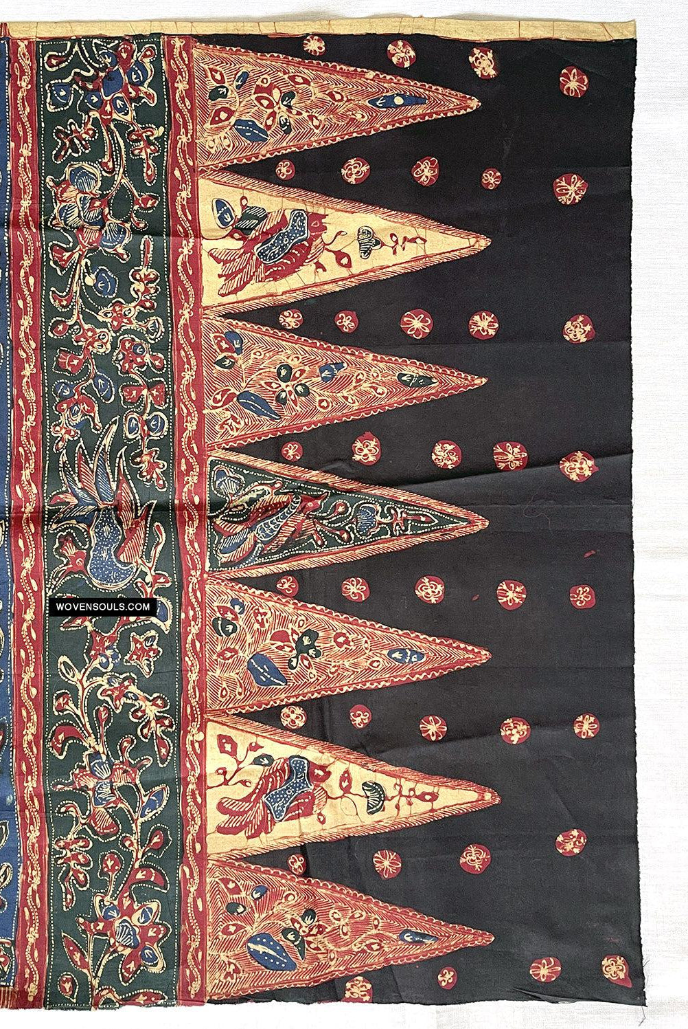 1774 Antiker Batik-Bangbiron-Textil-WOVENSOULS Galerie für antike Textilien und Kunst