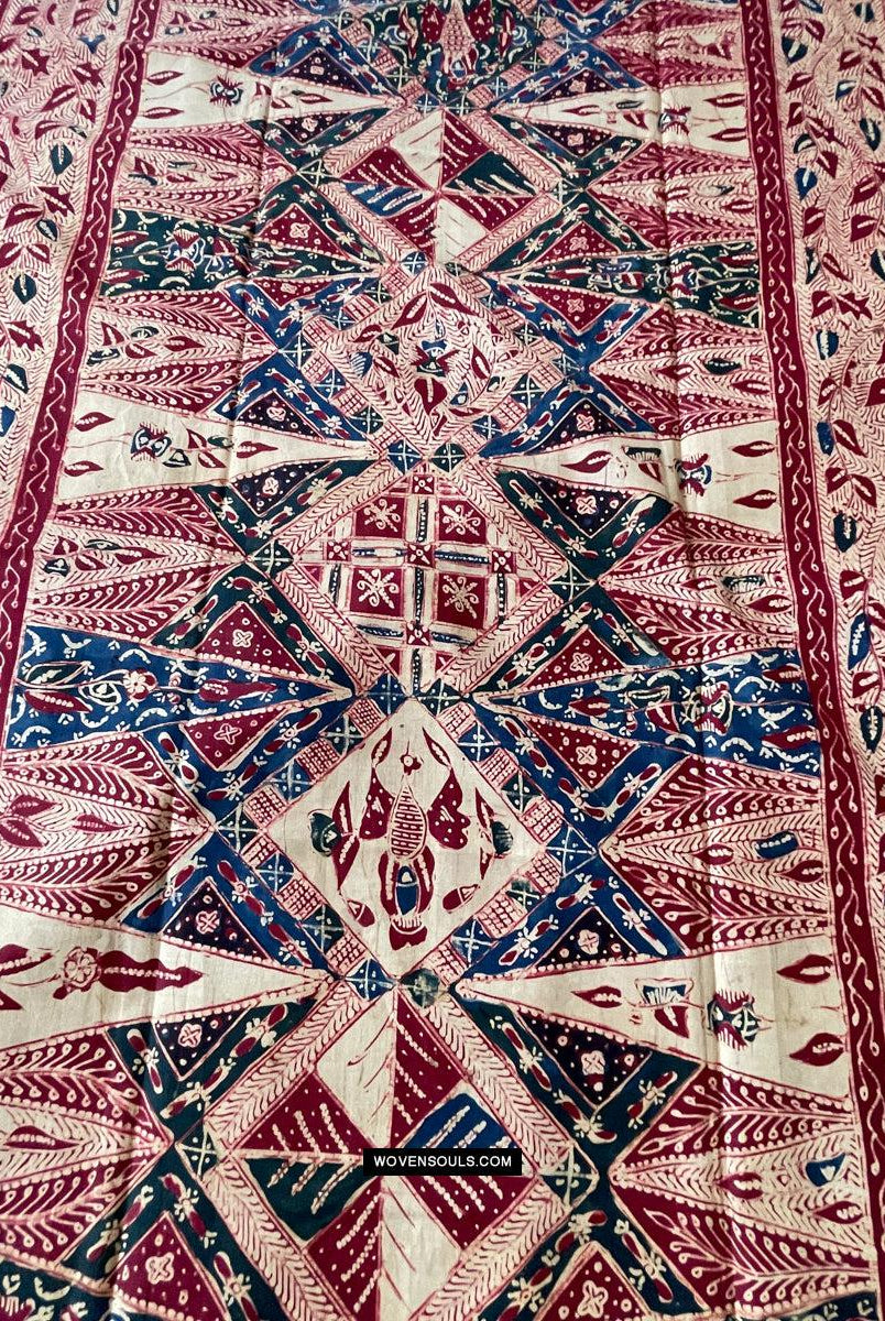 1777 Antiker Batik-Bangbiron-Textil-WOVENSOULS Galerie für antike Textilien und Kunst