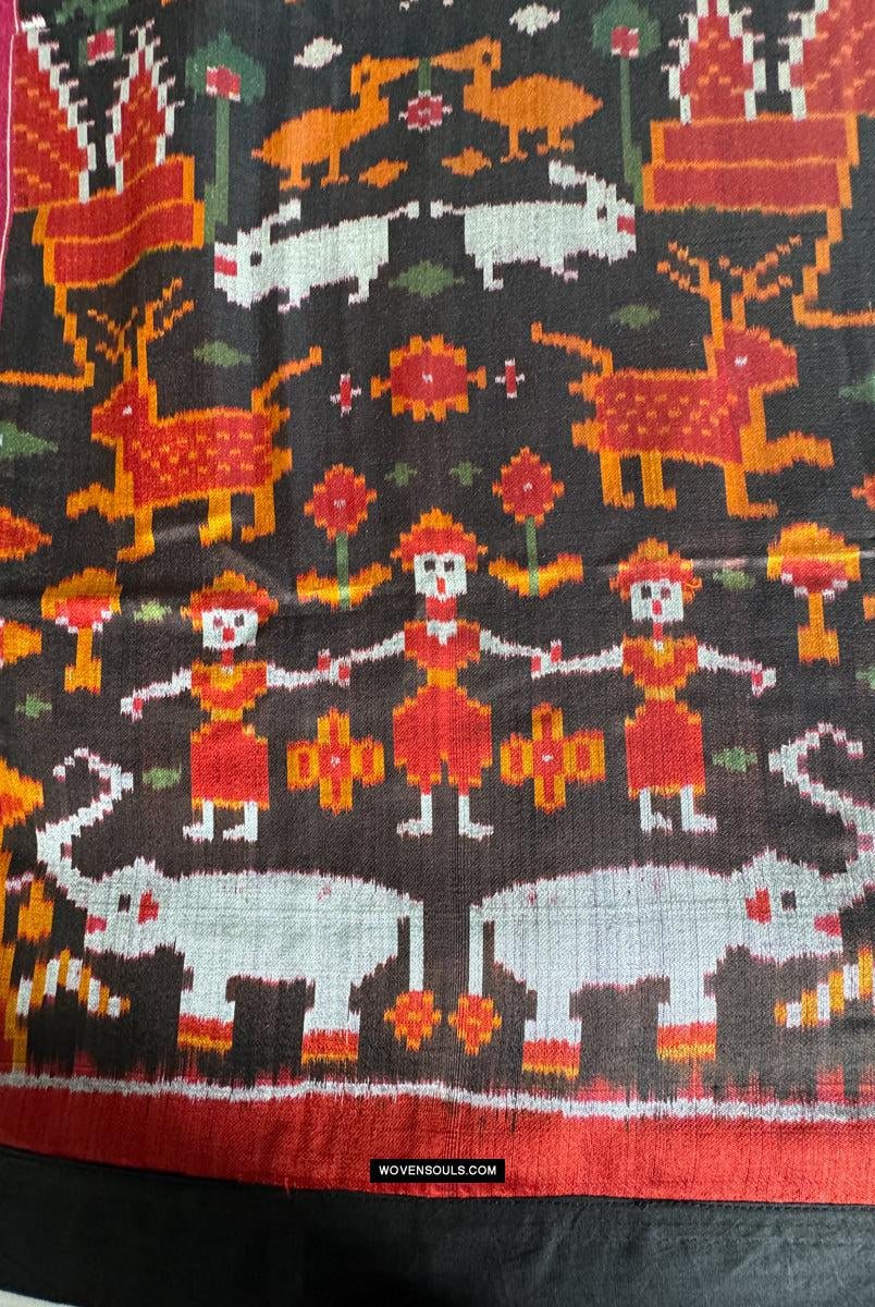 178-B Seiden-Pidan-Pedan-buddhistische figurative Textilkunst aus Kambodscha