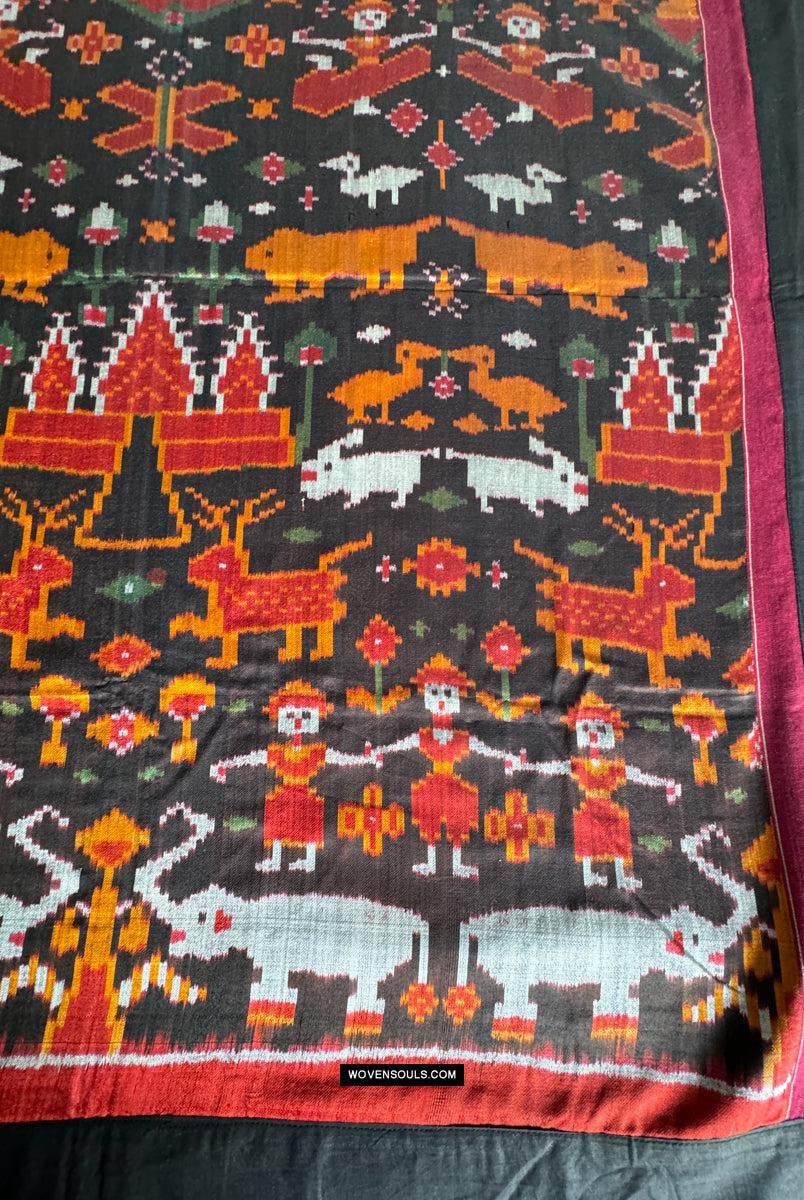 178-B Seiden-Pidan-Pedan-buddhistische figurative Textilkunst aus Kambodscha