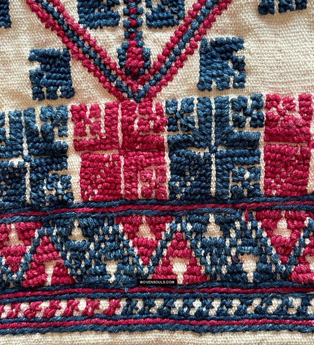 1784 Vintage Anatolian Yuncu Dress with Embroidery - Antique Decor Ethnic Art