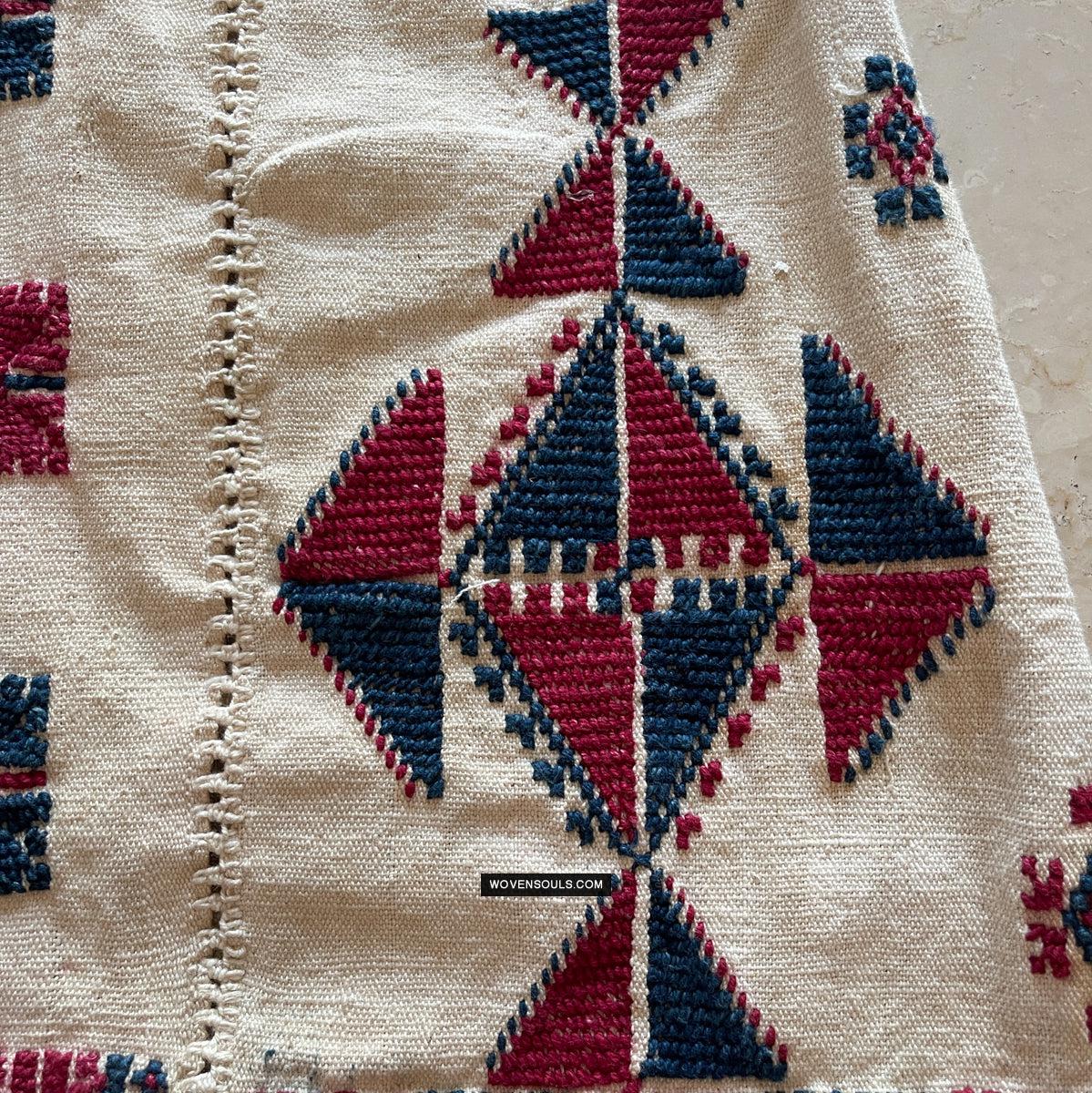 1784 Vintage Anatolian Yuncu Dress with Embroidery - Antique Decor Ethnic Art