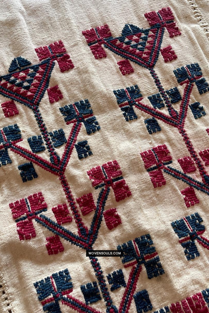 1784 Vintage Anatolian Yuncu Dress with Embroidery - Antique Decor Ethnic Art