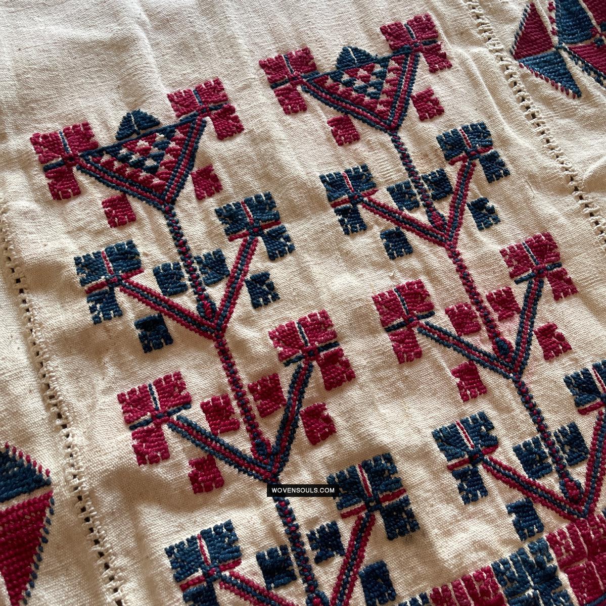 1784 Vintage Anatolian Yuncu Dress with Embroidery - Antique Decor Ethnic Art