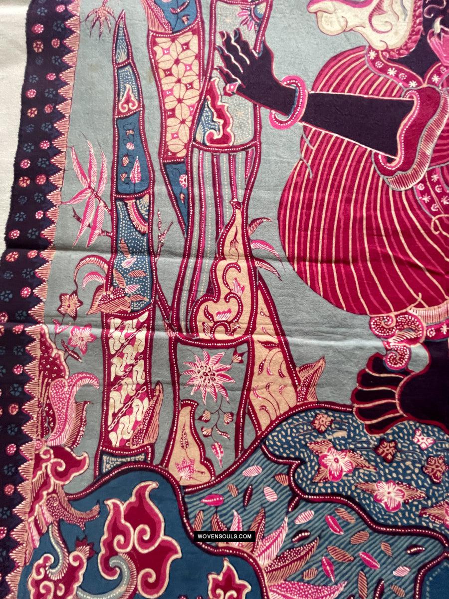 1787 Indonesian Art Wayang Batik Tulis