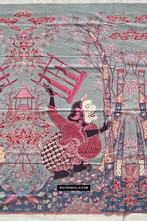 1787 Indonesische Art Wayang Batik Tulis
