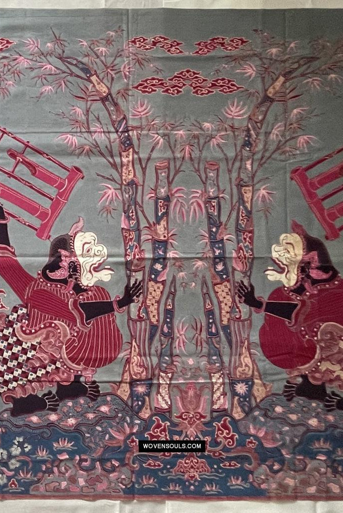 1787 Indonesische Art Wayang Batik Tulis