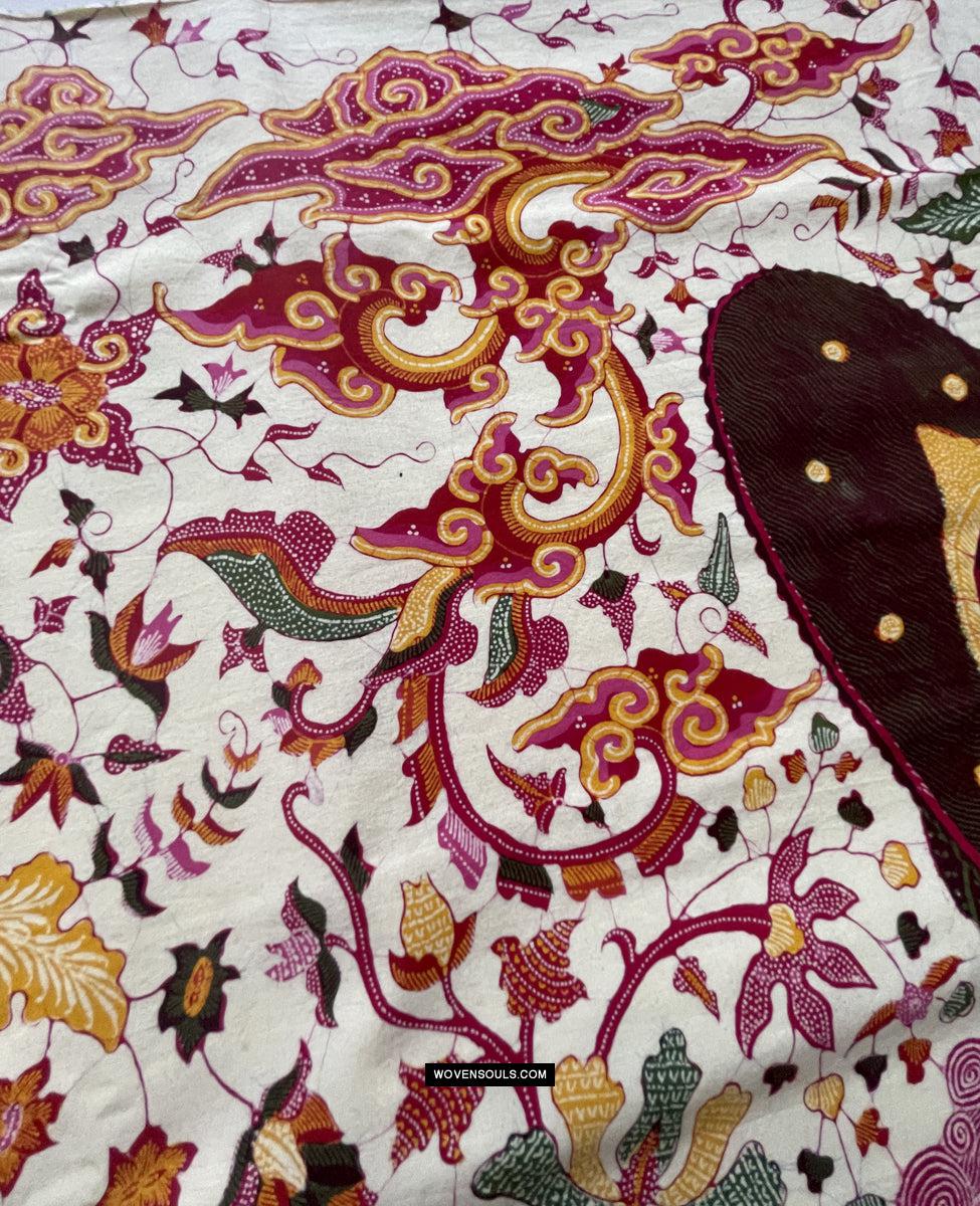 1788 SOLD Indonesian Art Wayang Batik Tulis