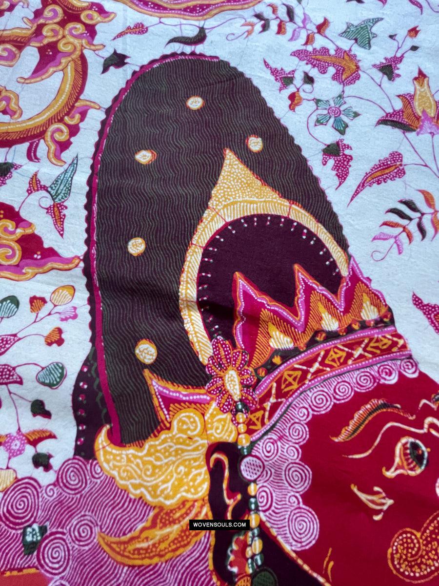 1788 SOLD Indonesian Art Wayang Batik Tulis