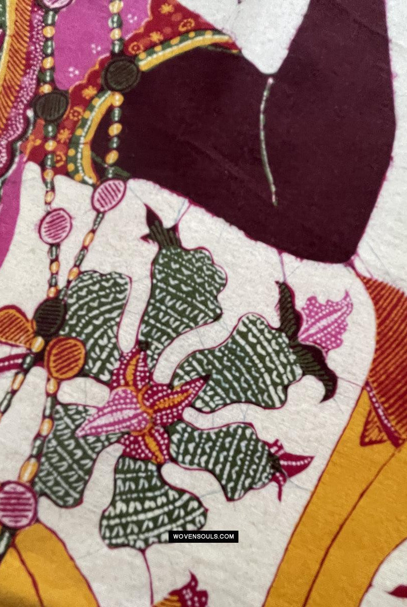 1788 VERKAUFT Indonesische Art Wayang Batik Tulis