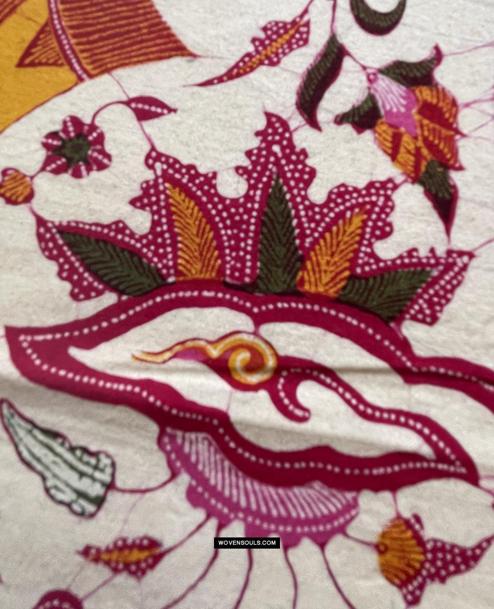 1788 SOLD Indonesian Art Wayang Batik Tulis