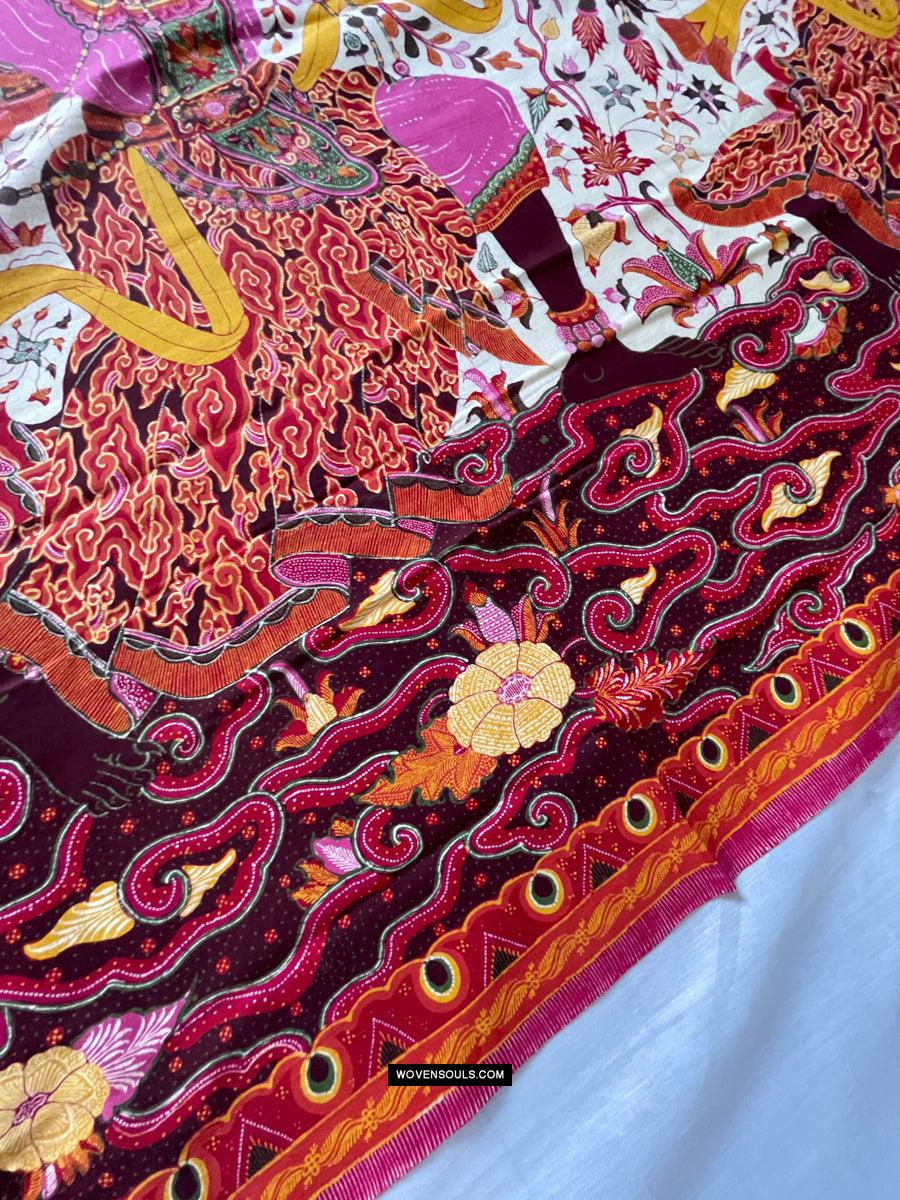 1788 SOLD Indonesian Art Wayang Batik Tulis