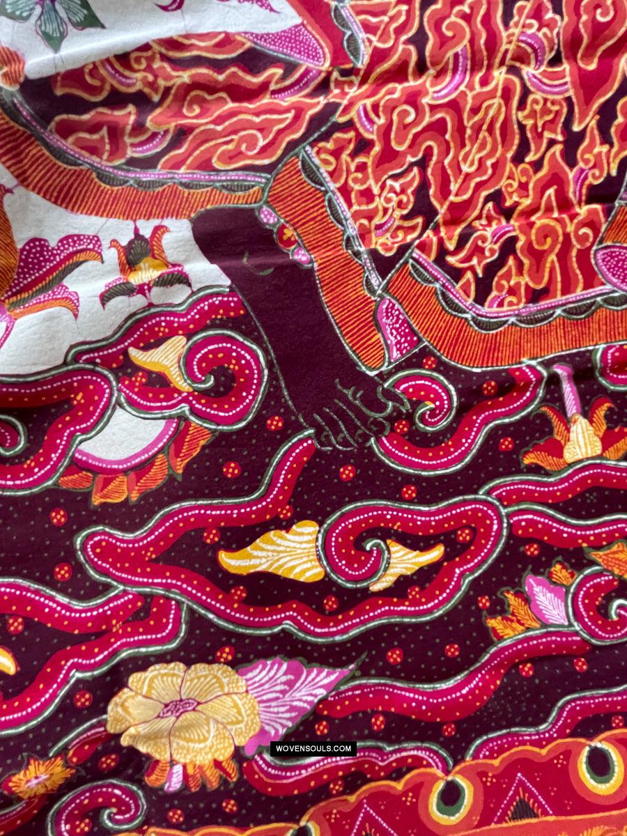 1788 SOLD Indonesian Art Wayang Batik Tulis