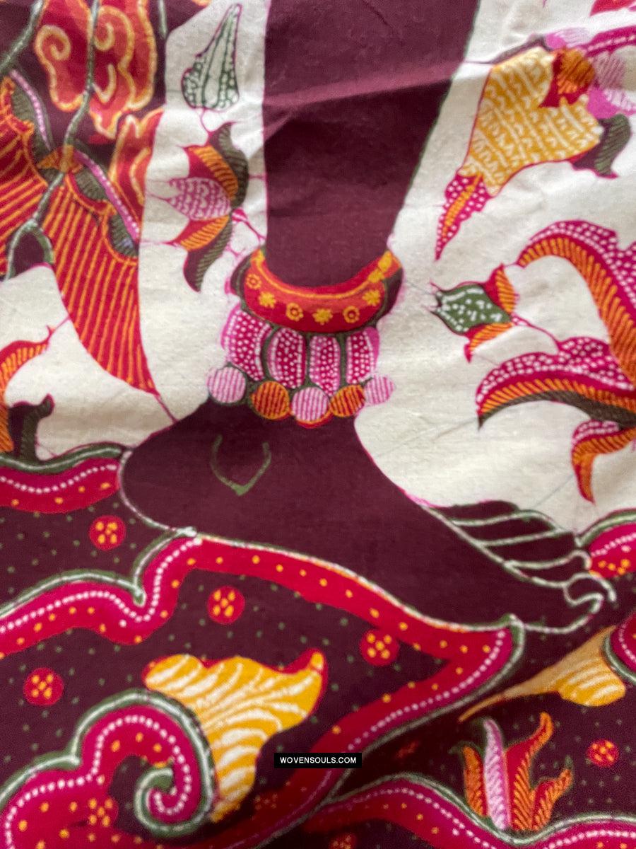 1788 SOLD Indonesian Art Wayang Batik Tulis