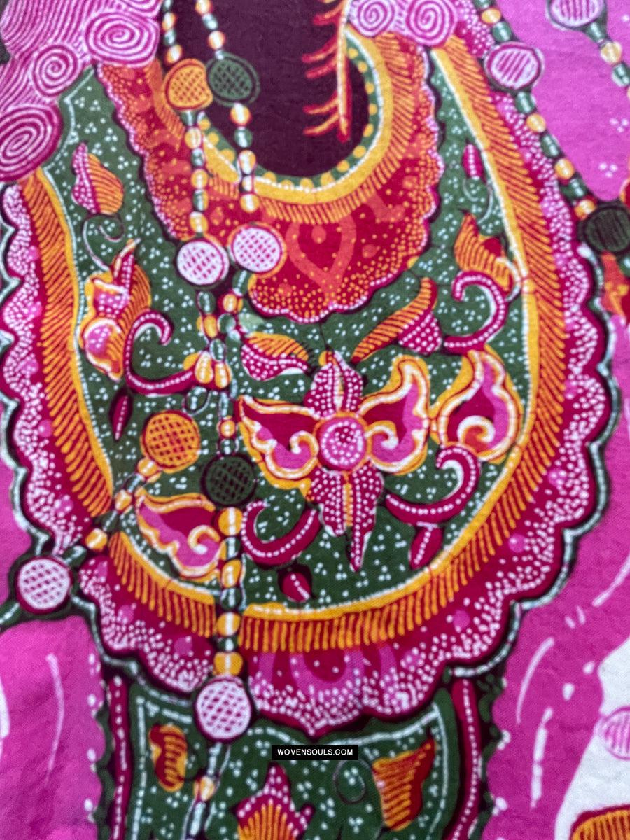 1788 SOLD Indonesian Art Wayang Batik Tulis