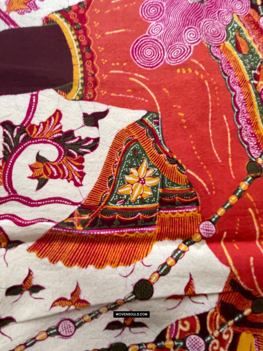 1788 SOLD Indonesian Art Wayang Batik Tulis