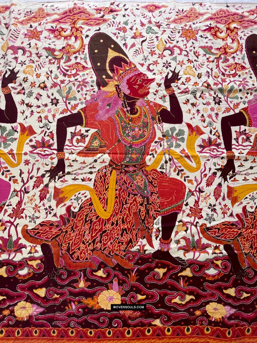 1788 SOLD Indonesian Art Wayang Batik Tulis