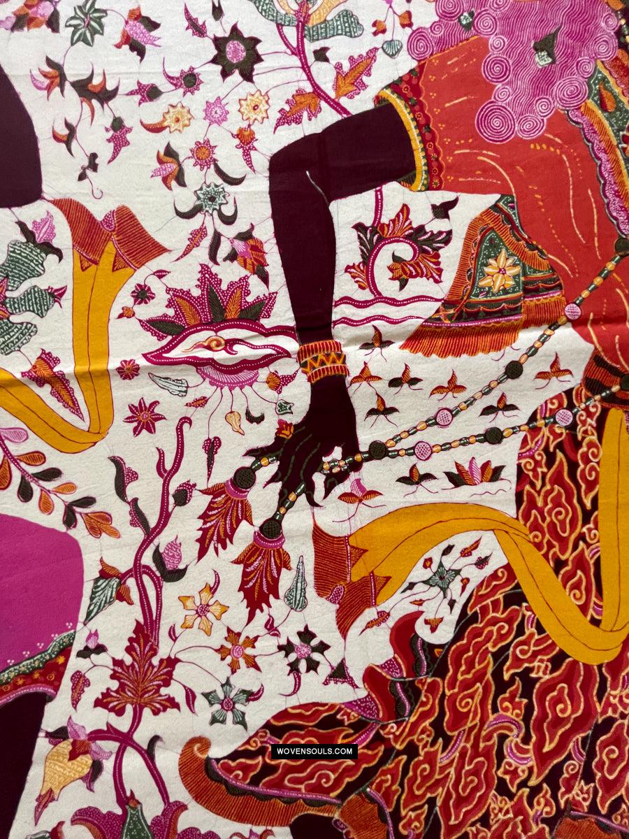 1788 SOLD Indonesian Art Wayang Batik Tulis