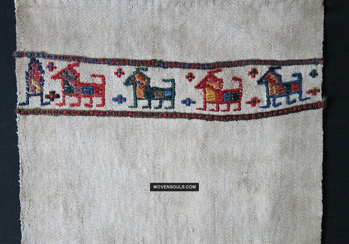 1791 Antique Shahsavan Flatweave Textile Art - Antique Interior Decor