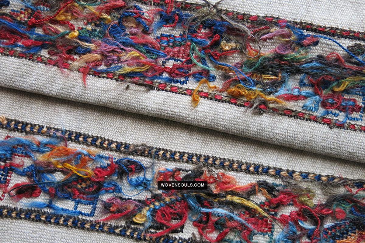 1791 Antique Shahsavan Flatweave Textile Art - Antique Interior Decor