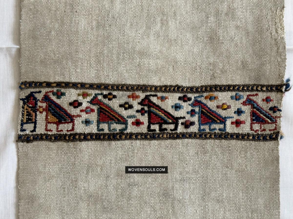 1791 Antique Shahsavan Flatweave Textile Art - Antique Interior Decor
