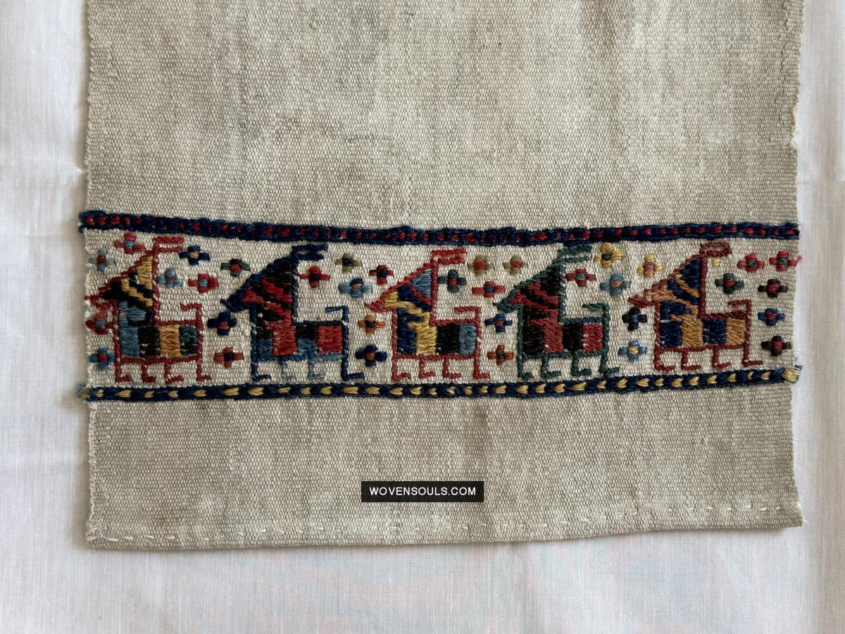 1791 Antique Shahsavan Flatweave Textile Art - Antique Interior Decor