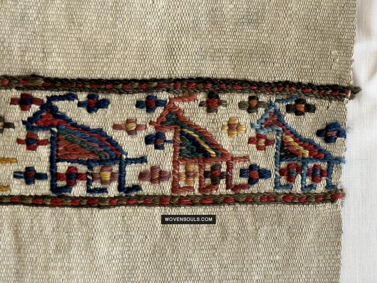 1791 Antique Shahsavan Flatweave Textile Art - Antique Interior Decor