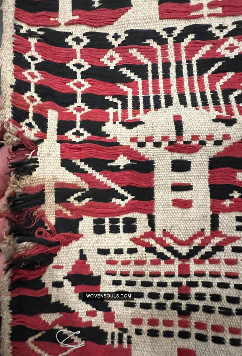 1794 Antique Pua Pilih Dayak Textile-WOVENSOULS Antique Textiles & Art Gallery