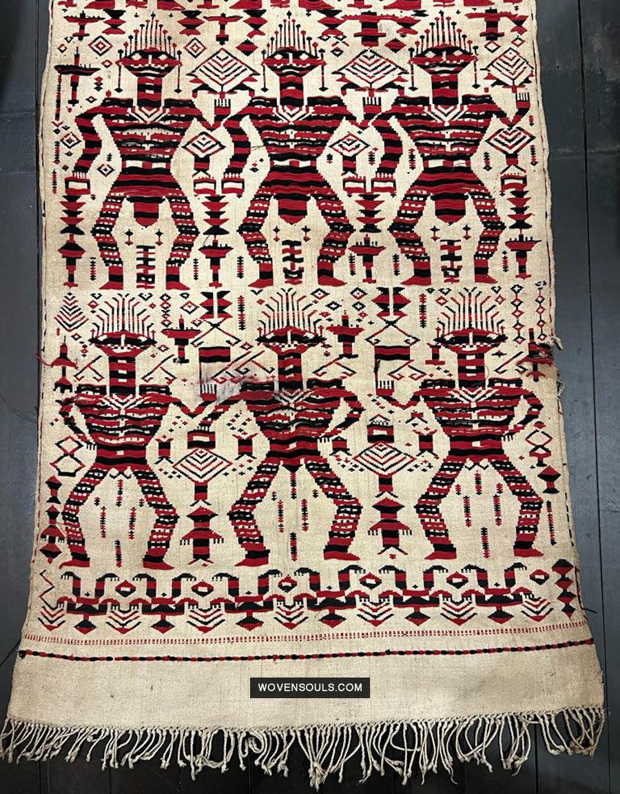 1794 Antique Pua Pilih Dayak Textile-WOVENSOULS Antique Textiles & Art Gallery