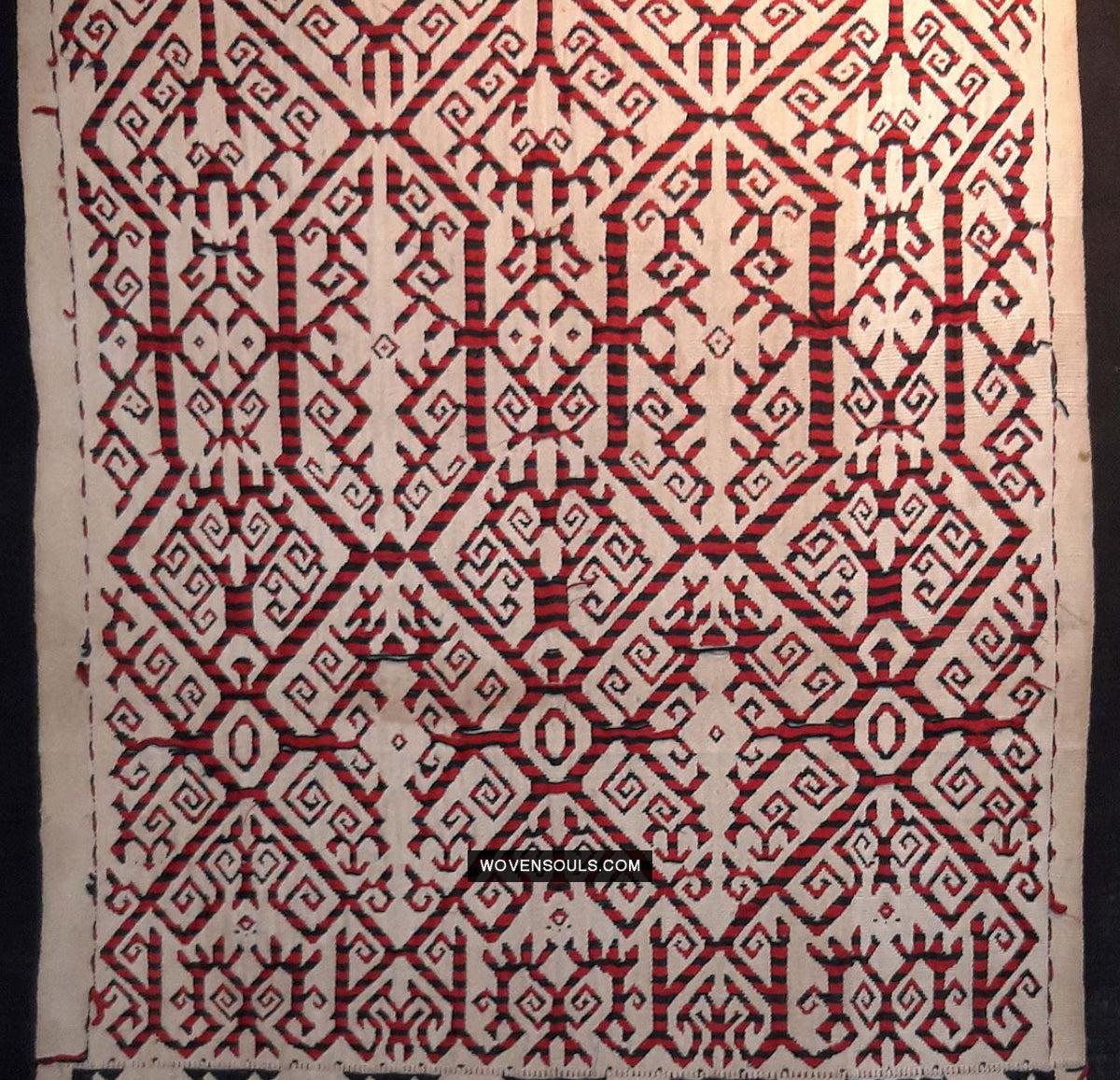 1795 Antique Pua Pilih Dayak Textile-WOVENSOULS Antique Textiles & Art Gallery