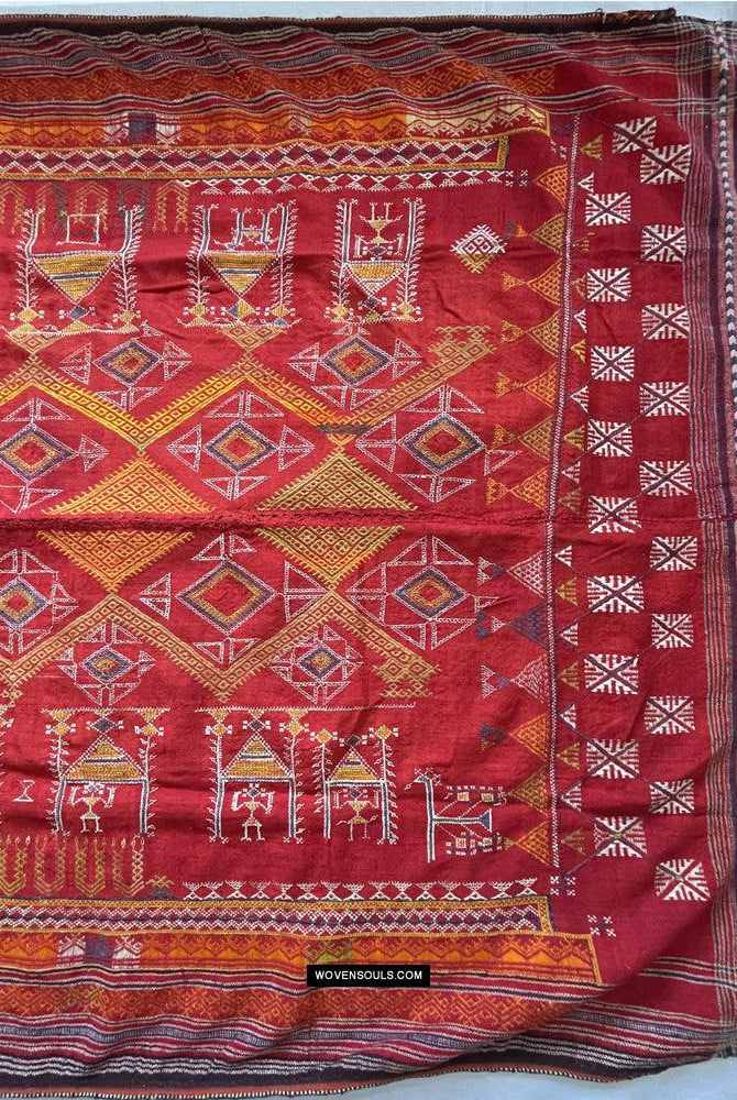 1796 Vintage Shekhawati Bishnoi Rajasthani Wedding Shawl Odhana
