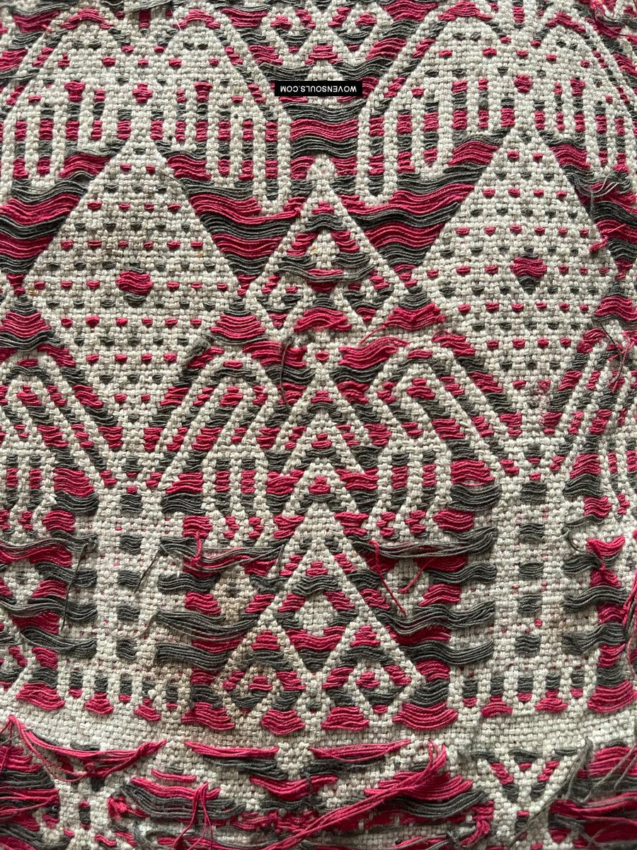 1810 Antique Dayak Pua Pilih Kantuk Textile Borneo-WOVENSOULS Antique Textiles & Art Gallery