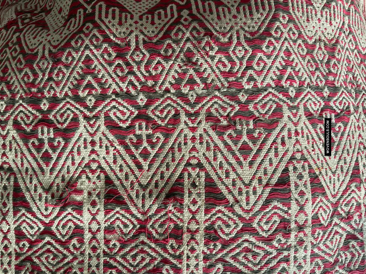 1810 Antique Dayak Pua Pilih Kantuk Textile Borneo-WOVENSOULS Antique Textiles & Art Gallery