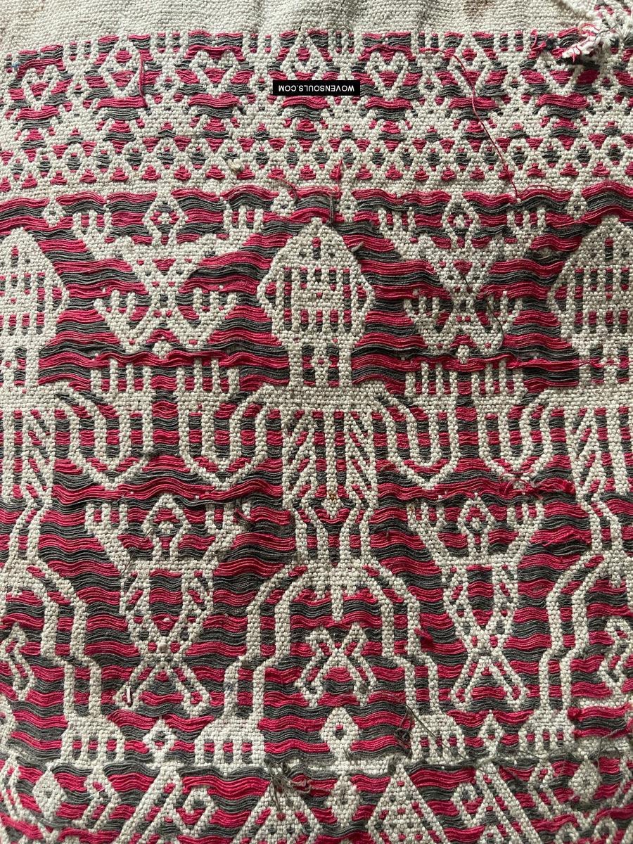 1810 Antique Dayak Pua Pilih Kantuk Textile Borneo-WOVENSOULS Antique Textiles & Art Gallery