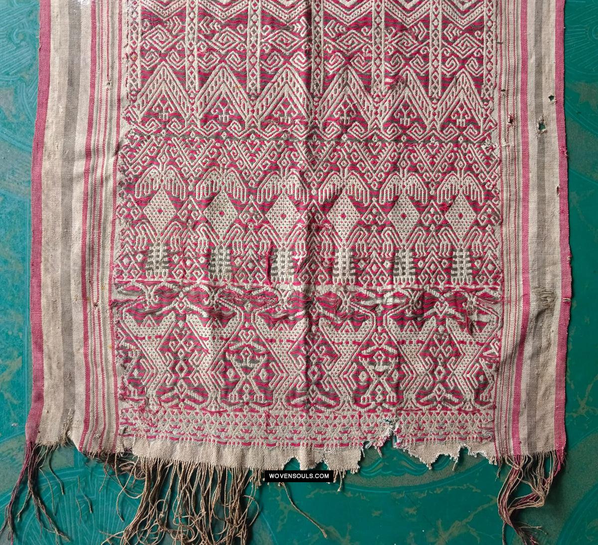1810 Antique Dayak Pua Pilih Kantuk Textile Borneo-WOVENSOULS Antique Textiles & Art Gallery