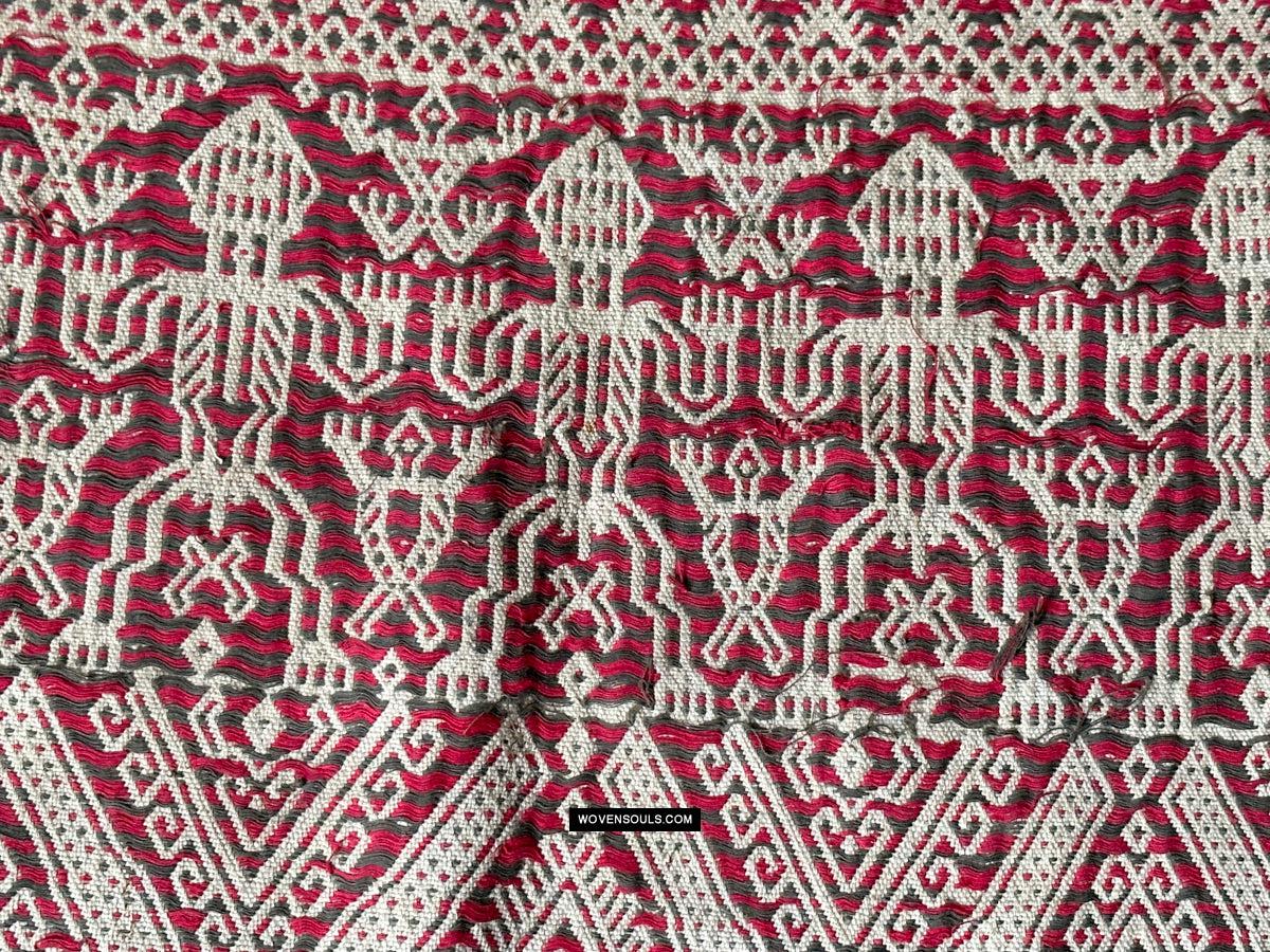 1810 Antique Dayak Pua Pilih Kantuk Textile Borneo-WOVENSOULS Antique Textiles & Art Gallery
