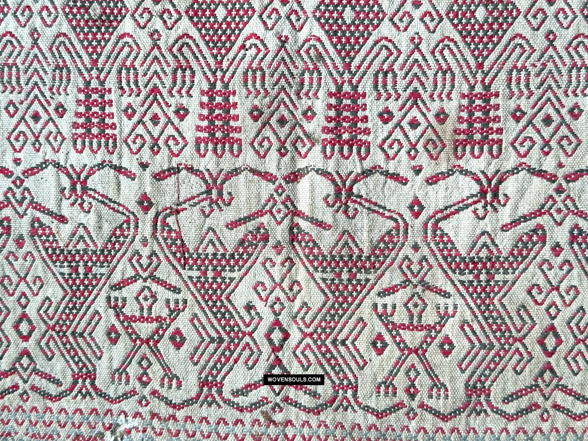 1810 Antique Dayak Pua Pilih Kantuk Textile Borneo-WOVENSOULS Antique Textiles & Art Gallery