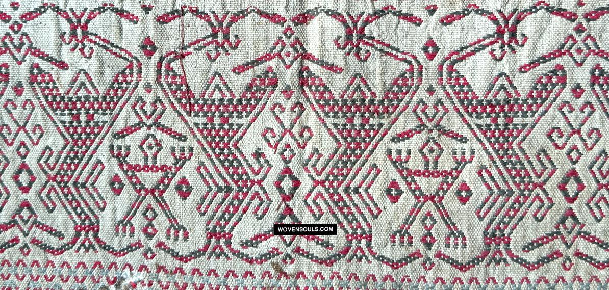1810 Antique Dayak Pua Pilih Kantuk Textile Borneo-WOVENSOULS Antique Textiles & Art Gallery