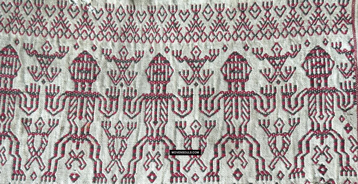 1810 Antique Dayak Pua Pilih Kantuk Textile Borneo-WOVENSOULS Antique Textiles & Art Gallery