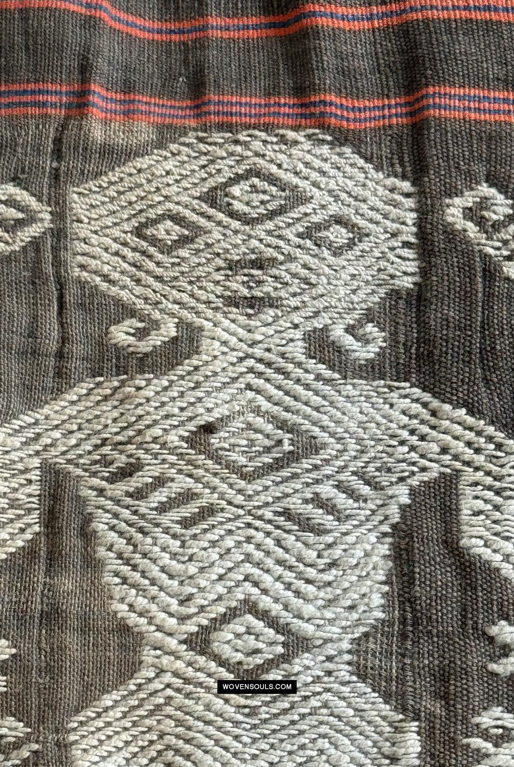 1816 Hervorragender alter zeremonieller gewebter Sumba-Sarong