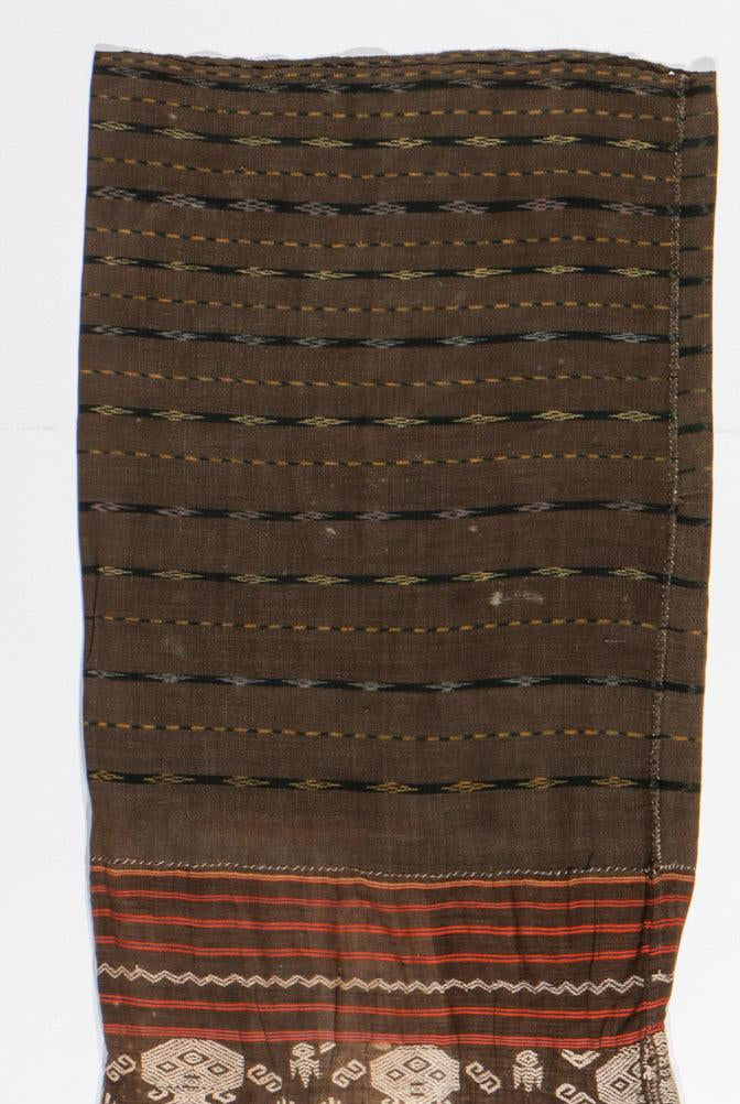 1816 Hervorragender alter zeremonieller gewebter Sumba-Sarong
