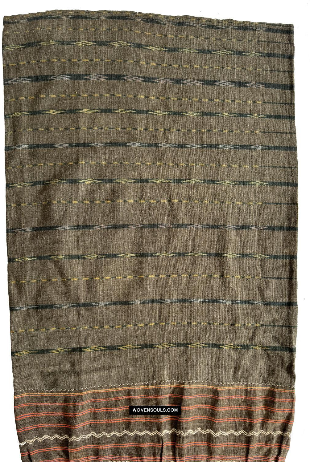 1816 Hervorragender alter zeremonieller gewebter Sumba-Sarong
