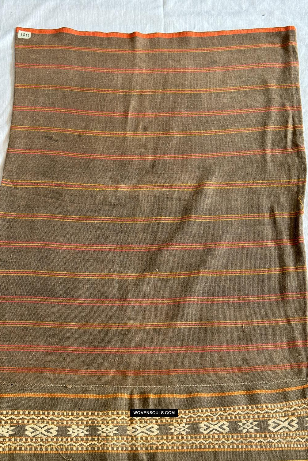 1817 Hervorragender alter zeremonieller gewebter Sumba-Sarong