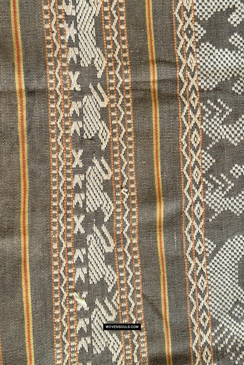 1817 Hervorragender alter zeremonieller gewebter Sumba-Sarong