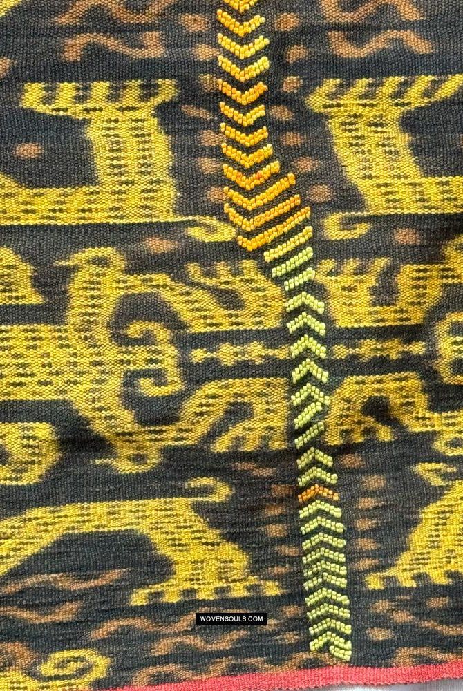 1818 Antiker figurativer Ikat – Atoni Timor