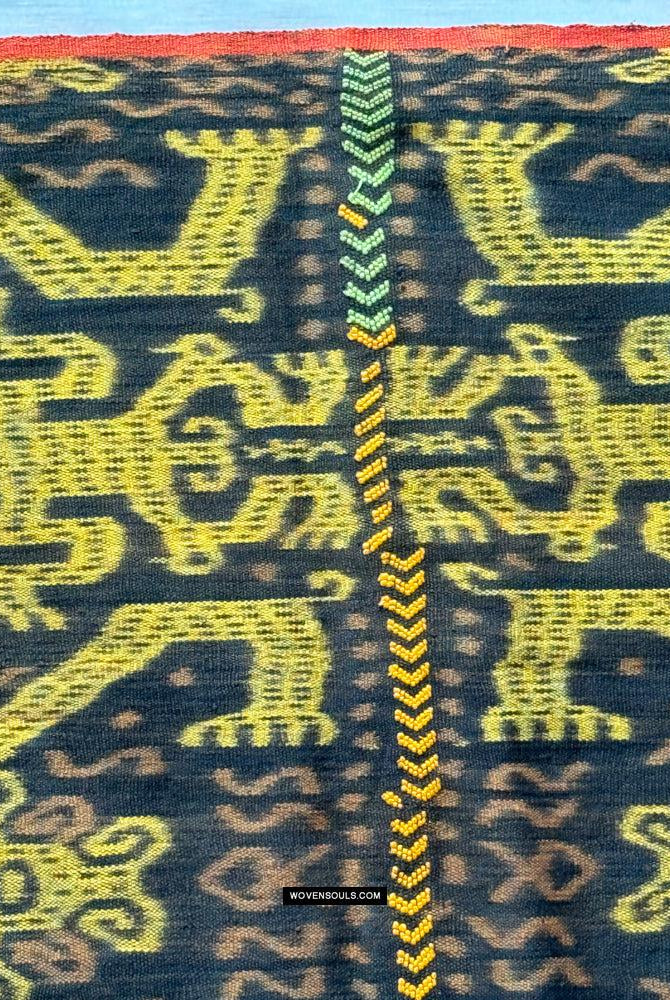 1818 Antiker figurativer Ikat – Atoni Timor