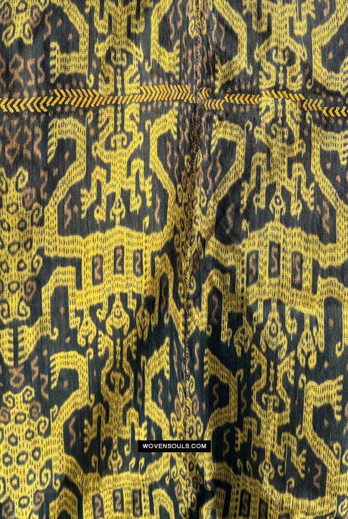 1818 Antiker figurativer Ikat – Atoni Timor