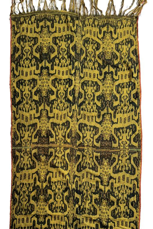 1818 Antiker figurativer Ikat – Atoni Timor