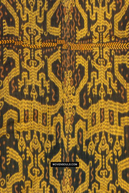 1818 Antiker figurativer Ikat – Atoni Timor