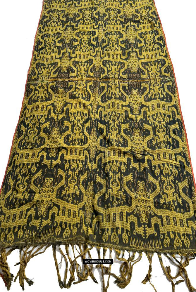 1818 Antiker figurativer Ikat – Atoni Timor